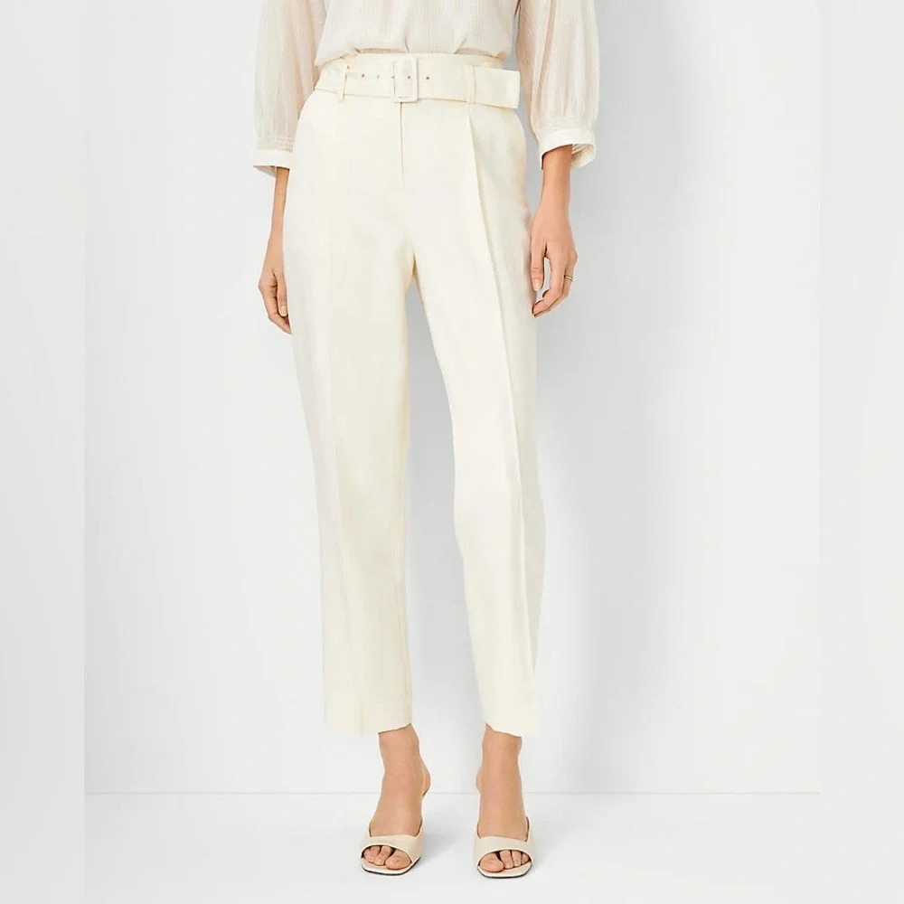 ANN TAYLOR The Belted Taper Pant
